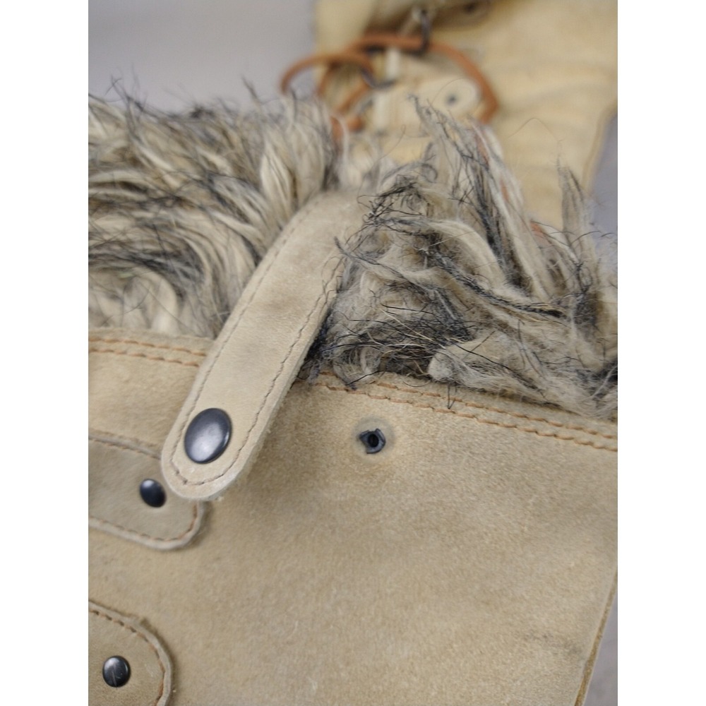 SOREL Joan of Arctic Tan Suede Faux Fur‎ Tall Winter Boots Women's 7, NL1540254 - Picture 12 of 13